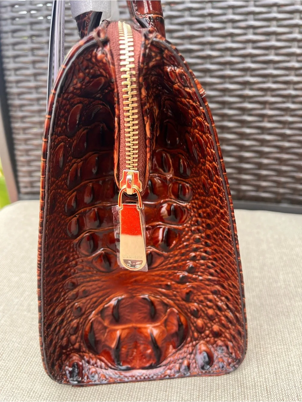 NWT Small Caroline in PECAN PALAWAN Melbourne Satchel